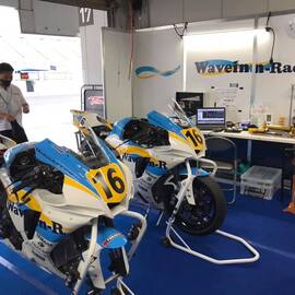 初日無事走行終了。